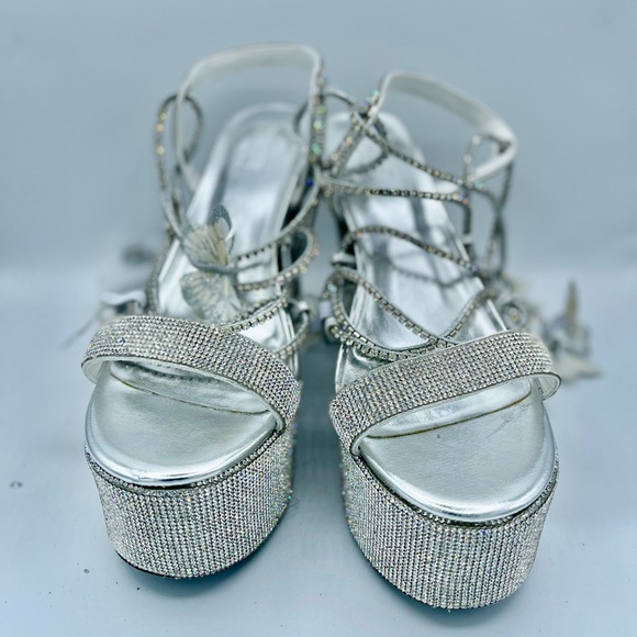 BN Dolls Kill Pixie Queen Lace Up Heel Size 10 - Picture 7 of 16